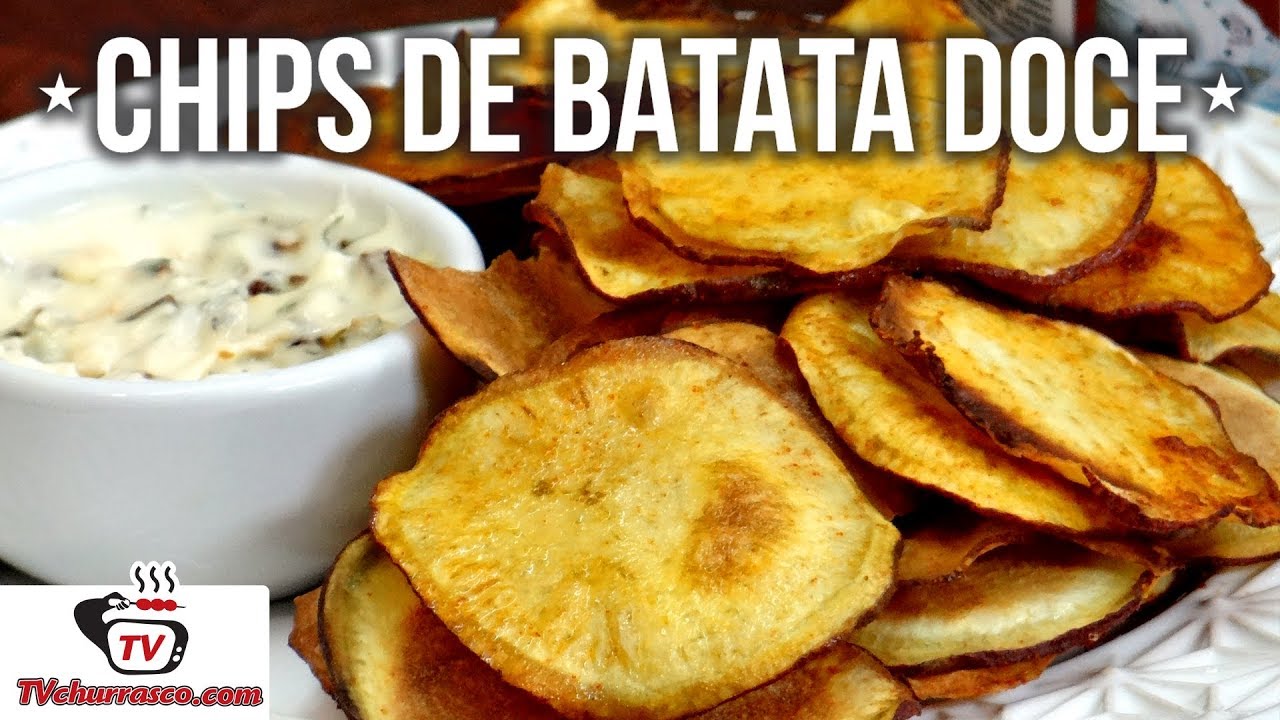 Como Fazer Chips De Batata Doce Batata Chips De Batata Doce Tv