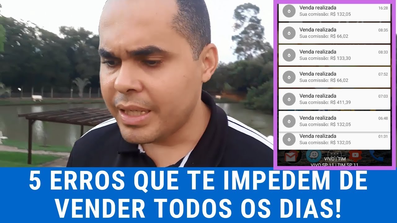 Vlog Erros Que Te Impedem De Vender Na Hotmart Como Afiliado Ou Em Qualquer Neg Cio Online