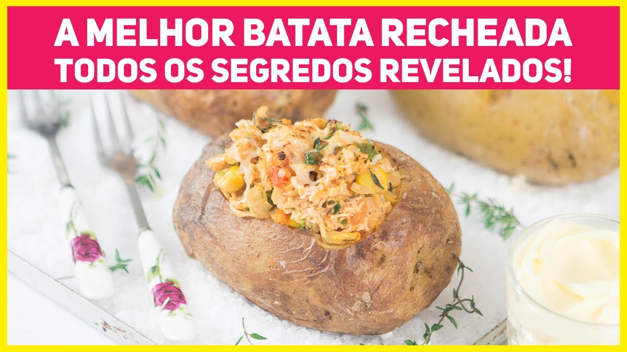 Batata Recheada Muito FÁcil No Forno Microondas Ou Air Fryer Como Fazer Receitas De Minuto 547 8189