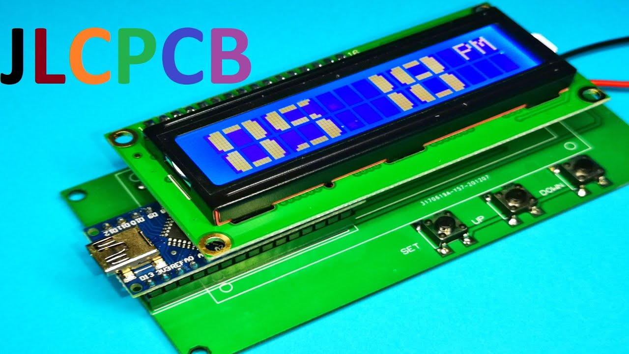 Como Fazer Um Relógio Digital Usando Arduino E Lcd Jlcpcb 2938