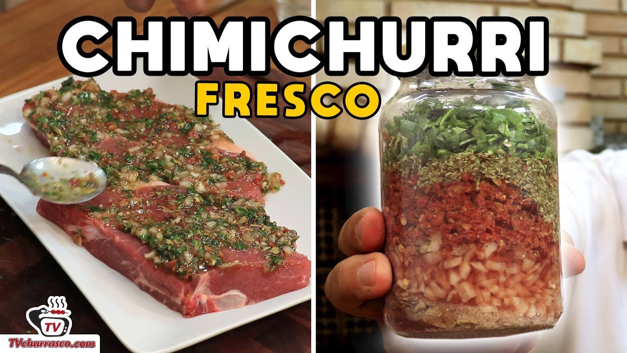 Como Fazer Chimichurri RECEITA FÁCIL Tv Churrasco