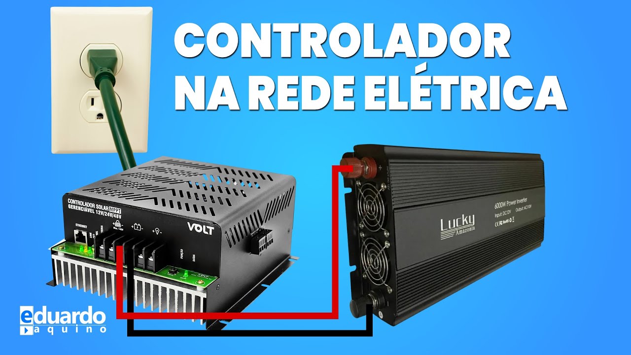 Ligar CONTROLADOR DE CARGA Solar Na Rede Elétrica Resposta FLASH