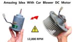 Não jogue fora o motor do ventilador do seu carro – 12V 22 Amp DC Motor Salvage DIY